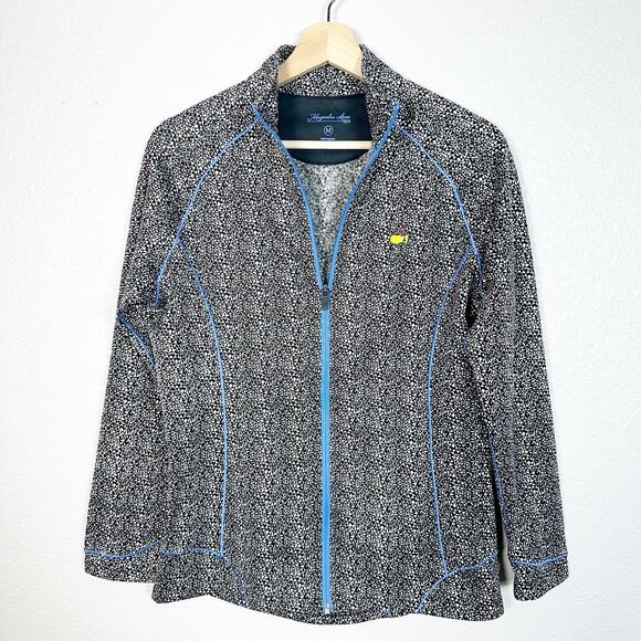 Magnolia Lane Tech Women’s Augusta Masters Full Zip Golf Fleece Track Jacket M - Picture 1 of 11